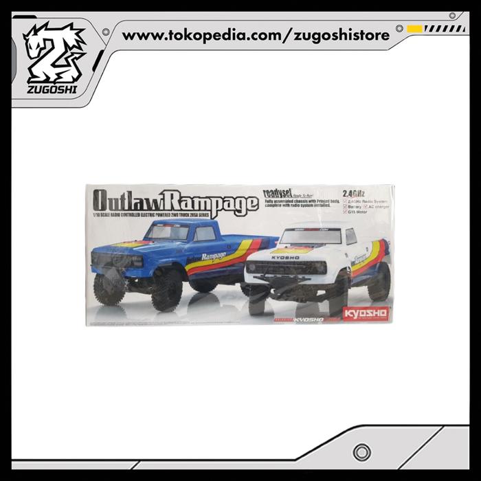 KYOSHOO 1/10 ELECTRIC OUTLAW RAMPAGE 2WD TRUCK BLUE SET