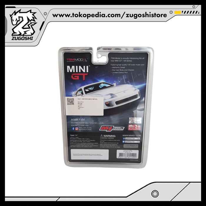 MINI GT #14 MIJO TOYOTA SUPRA SUPER WHITE - Image 2