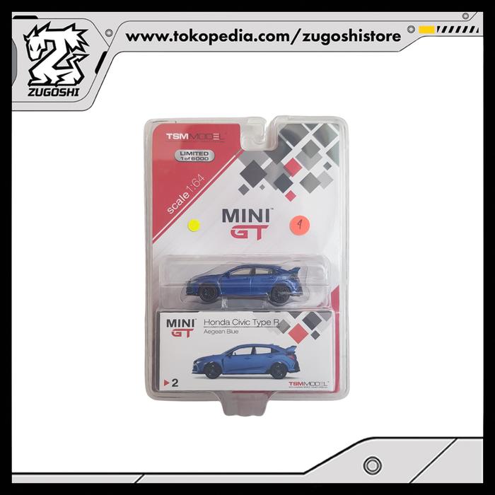 MINI GT #2 MIJO HONDA CIVIC TYPE R AEGEAN BLUE 20