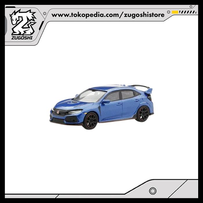 MINI GT #2 MIJO HONDA CIVIC TYPE R AEGEAN BLUE 20 - Image 3
