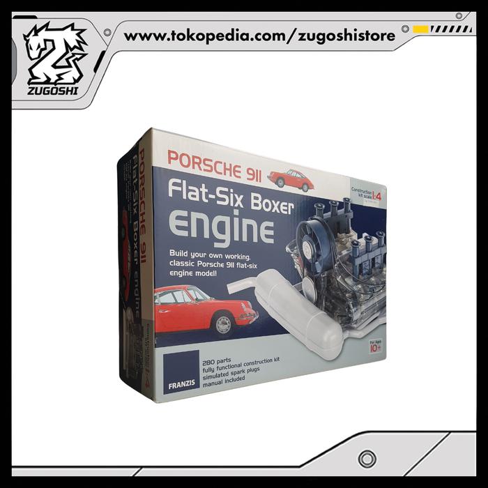 PORSCHE 911 FLAT SIX BOXER ENGINE 1/4 KIT BY FRANZIS - Image 2