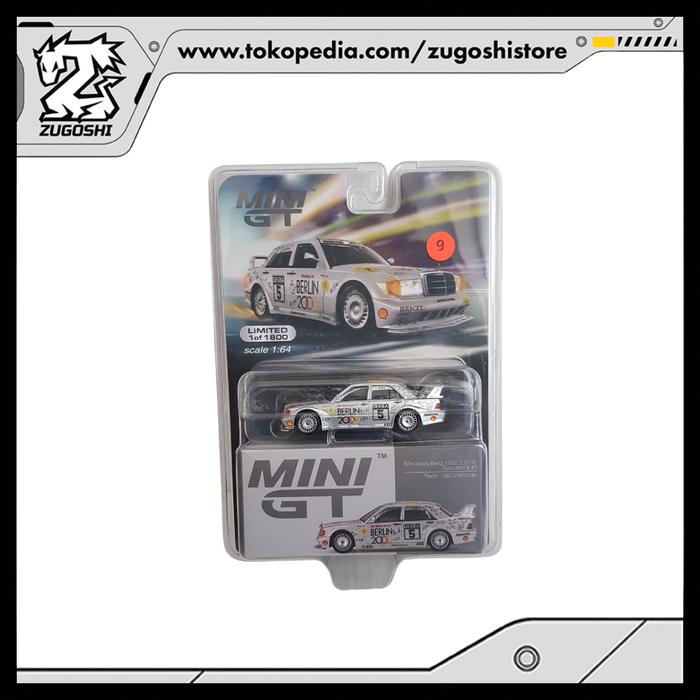 MINI GT #5 MERCEDES BENZ 190E 2.5-16 EVOLUTION "BERLIN" 1992 DTM ZOLDER