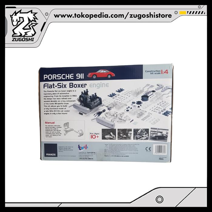 PORSCHE 911 FLAT SIX BOXER ENGINE 1/4 KIT BY FRANZIS - Image 4