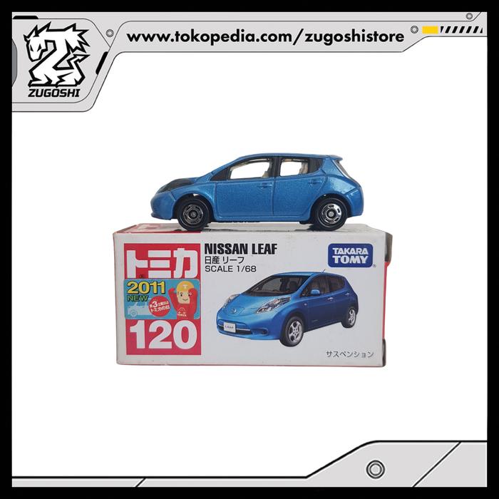 TOMICA NO. 120 NISSAN LEAF BLUE