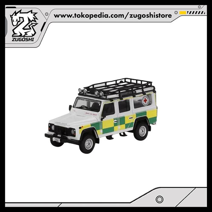 MINI GT #159 MIJO LAND ROVER DEFENDER 110 BRITISH RED CROSS SEARCH & RESUCE - Image 3