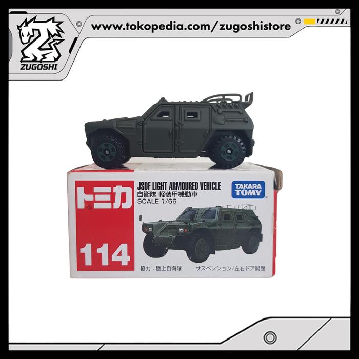 TOMICA NO. 114 JSDF LIGHT ARMOURRED VEHICLE