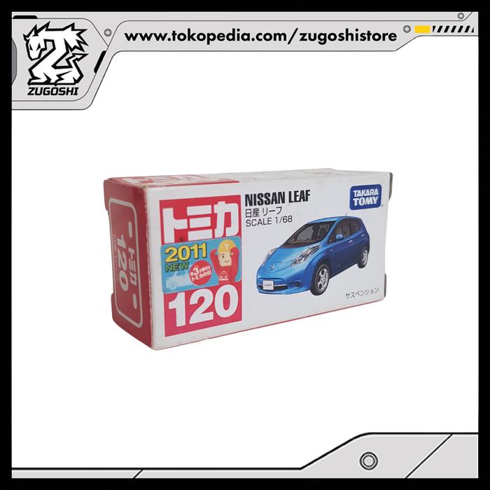 TOMICA NO. 120 NISSAN LEAF BLUE - Image 2