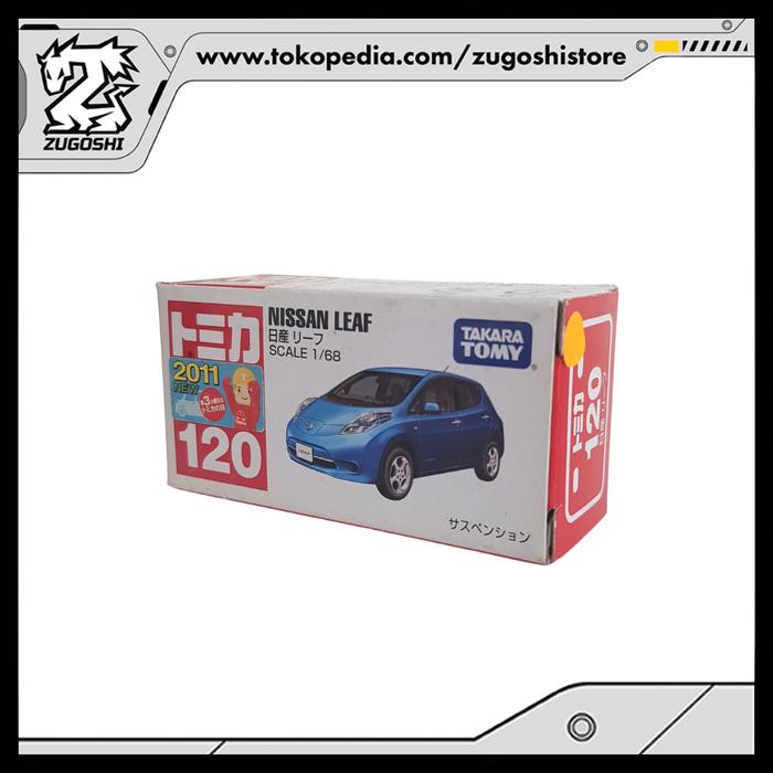 TOMICA NO. 120 NISSAN LEAF BLUE - Image 3