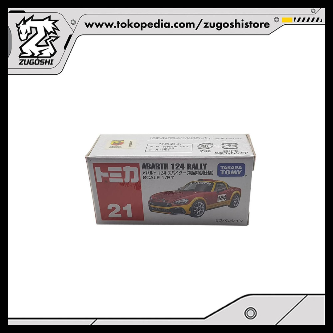 TOMICA NO. 21 ABARTH 124 SPIDER FA